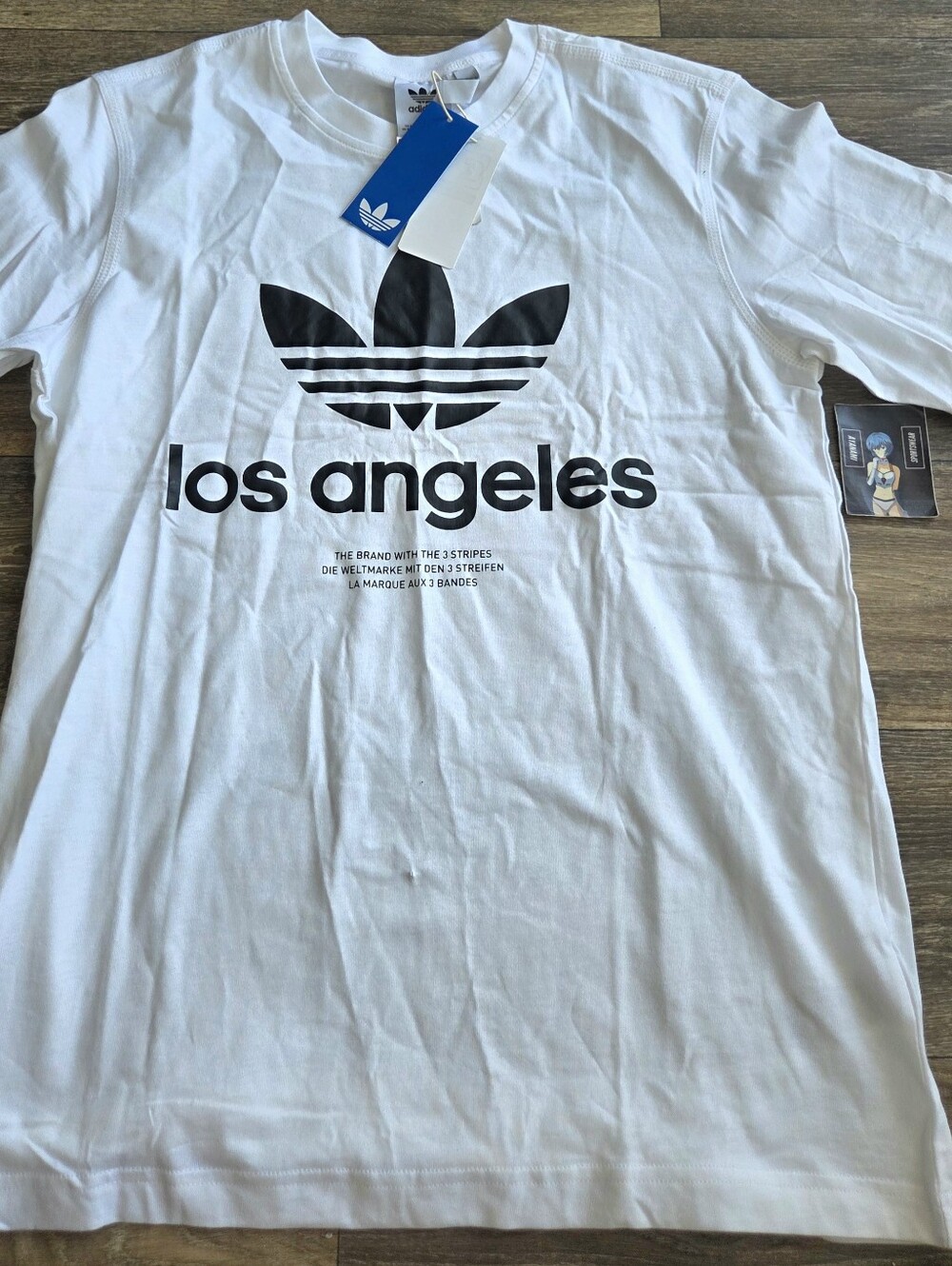 Adidas Originals Los Angeles Trefoil Graphic Logo T Shirt Mens Medium